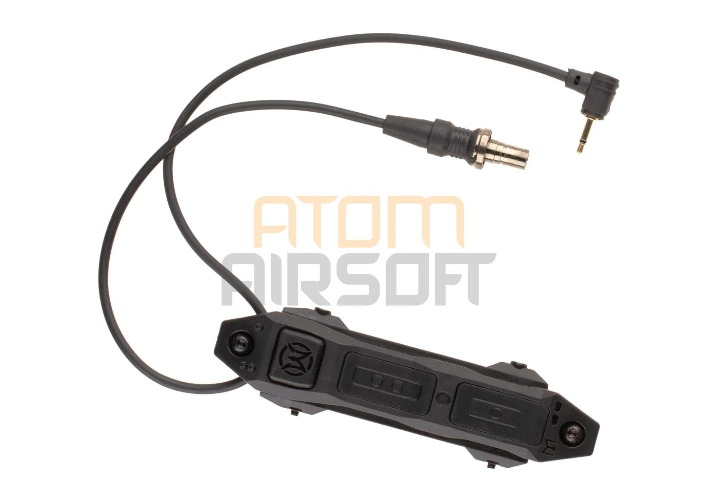 Taktinen laajennettu painokytkin lukittavalla asetuksella (SF ML & 2.5mm) - musta