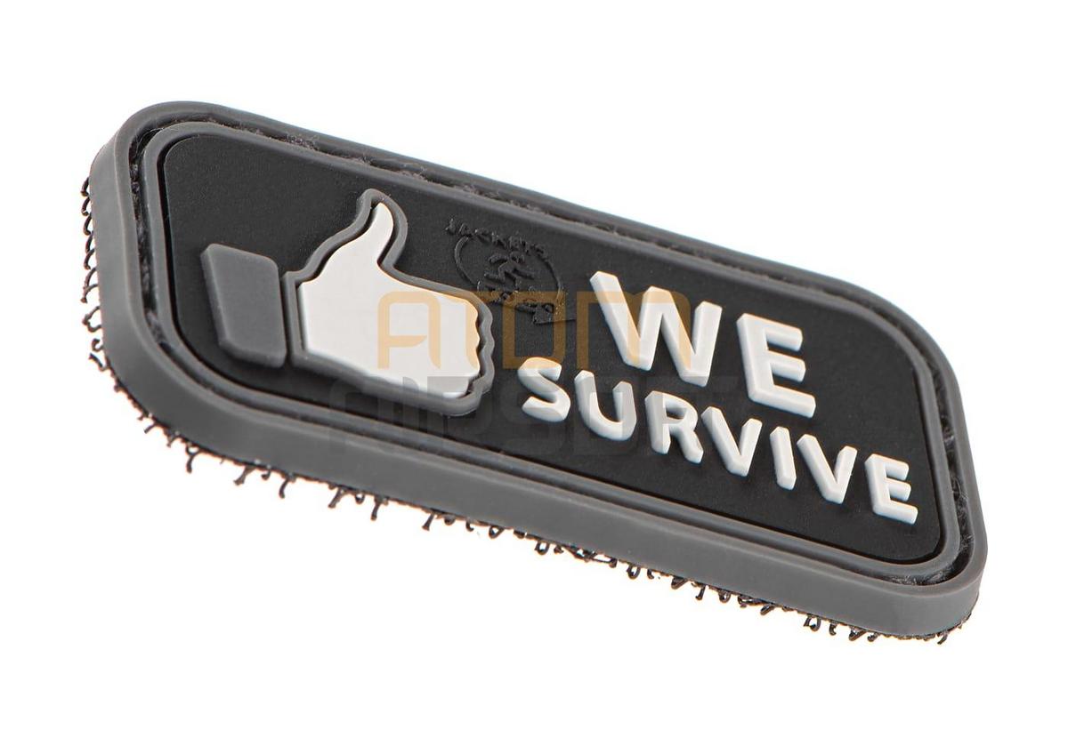 "We Survive" PVC velcromerkki
