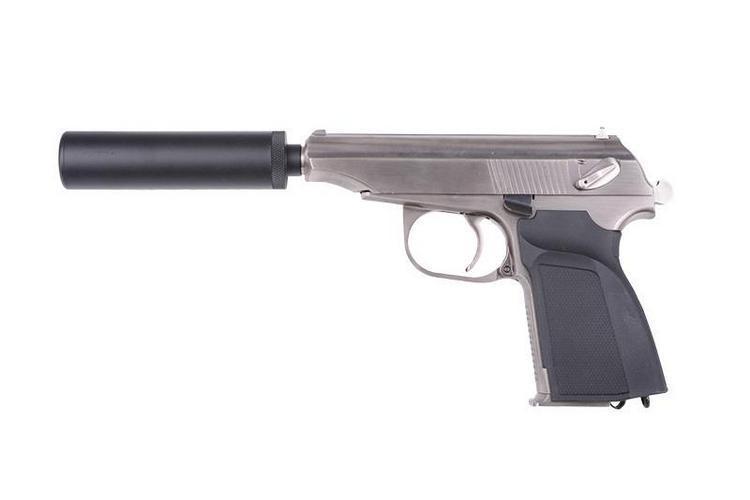 Makarov 654K äänenvaimentimella, GBB - hopea