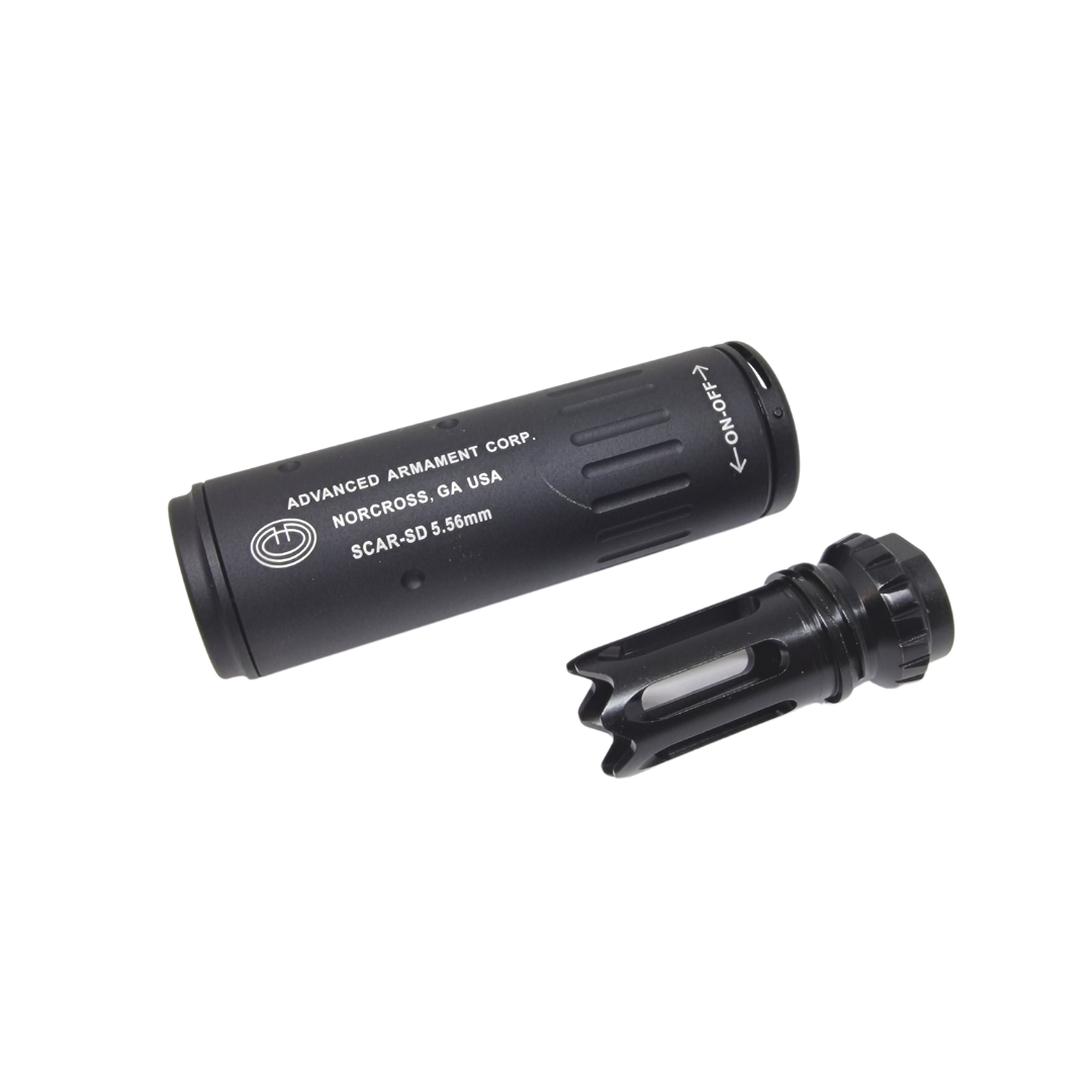 AAC vaimennin QD kiinnityksellä – musta