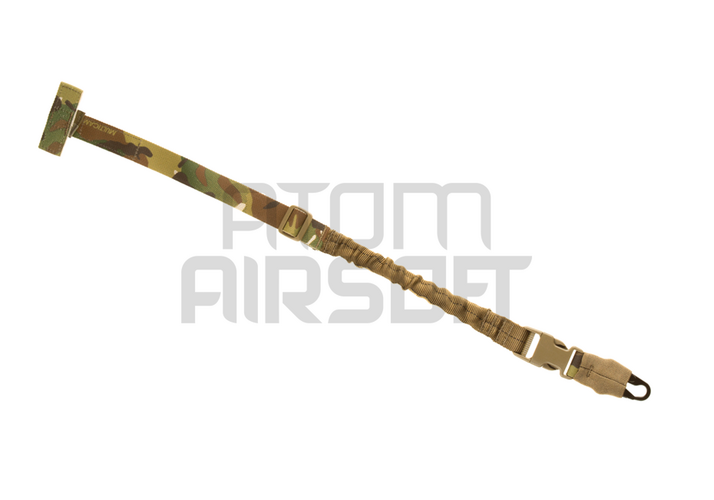 Pikairroitettava 1-pistehihna, MOLLE-kiinnitys, H&K-solki - Multicam