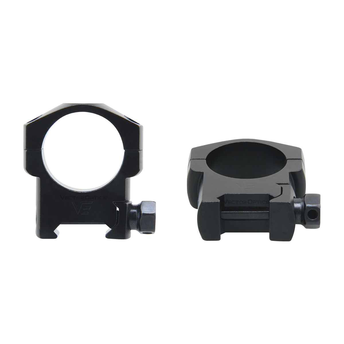 30mm keskikorkeat kiväärin tähtäinrenkaat