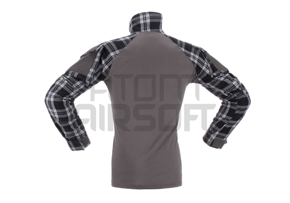 Flanelli taistelupaita - musta