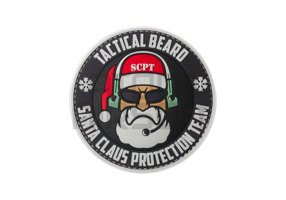 "Santa Claus Protection Team" PVC velcromerkki