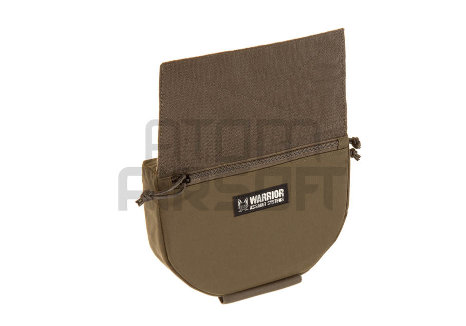 Drop down velcro utility pouch - Ranger Green