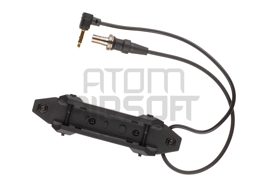 Taktinen laajennettu painokytkin lukittavalla asetuksella (SF ML & 3.5mm) - musta