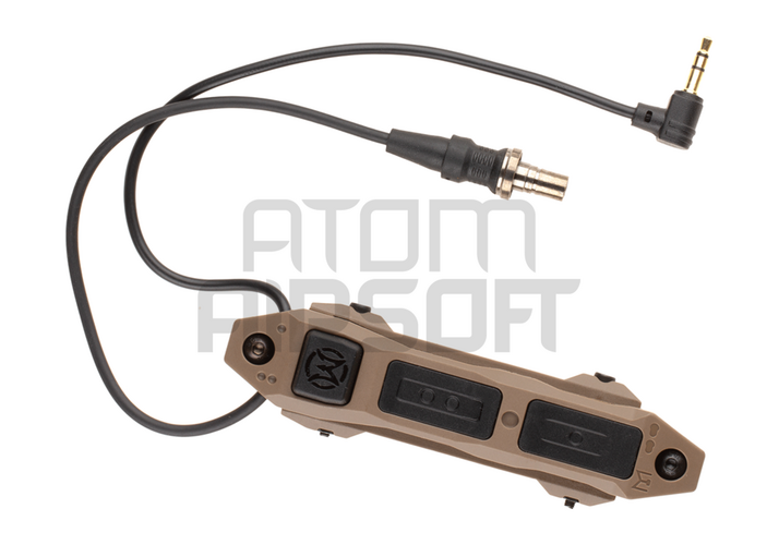 Taktinen laajennettu painokytkin lukittavalla asetuksella (SF ML & 3.5mm) - tan