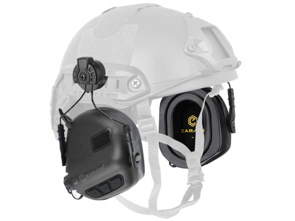 M31H PLUS active hearing protectors with ARC helmet mount - black