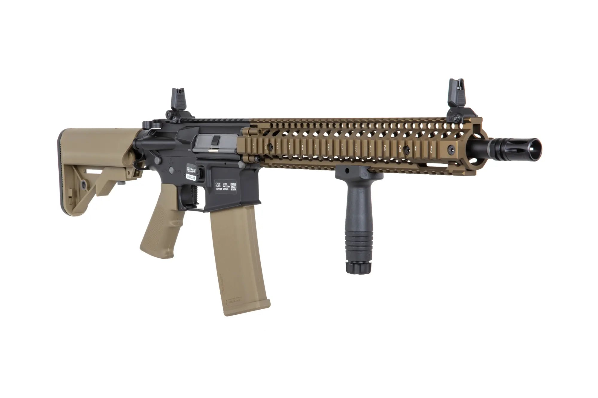 Daniel Defense® MK18 SA-P26 Prime HAL ETU harjattomalla moottorilla - Chaos Bronze