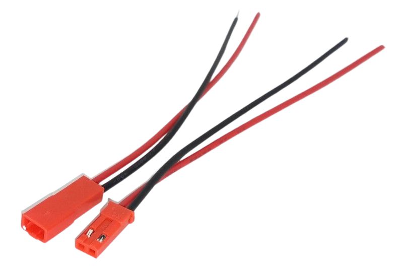 JST RCY uros- ja naarasliitin 10cm johdolla