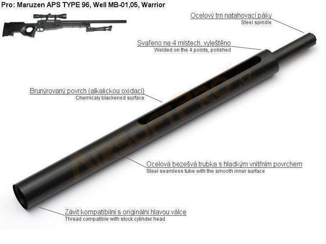 AirsoftPro terässylinteri L96-sarjalle (MB-01/04/05/08)