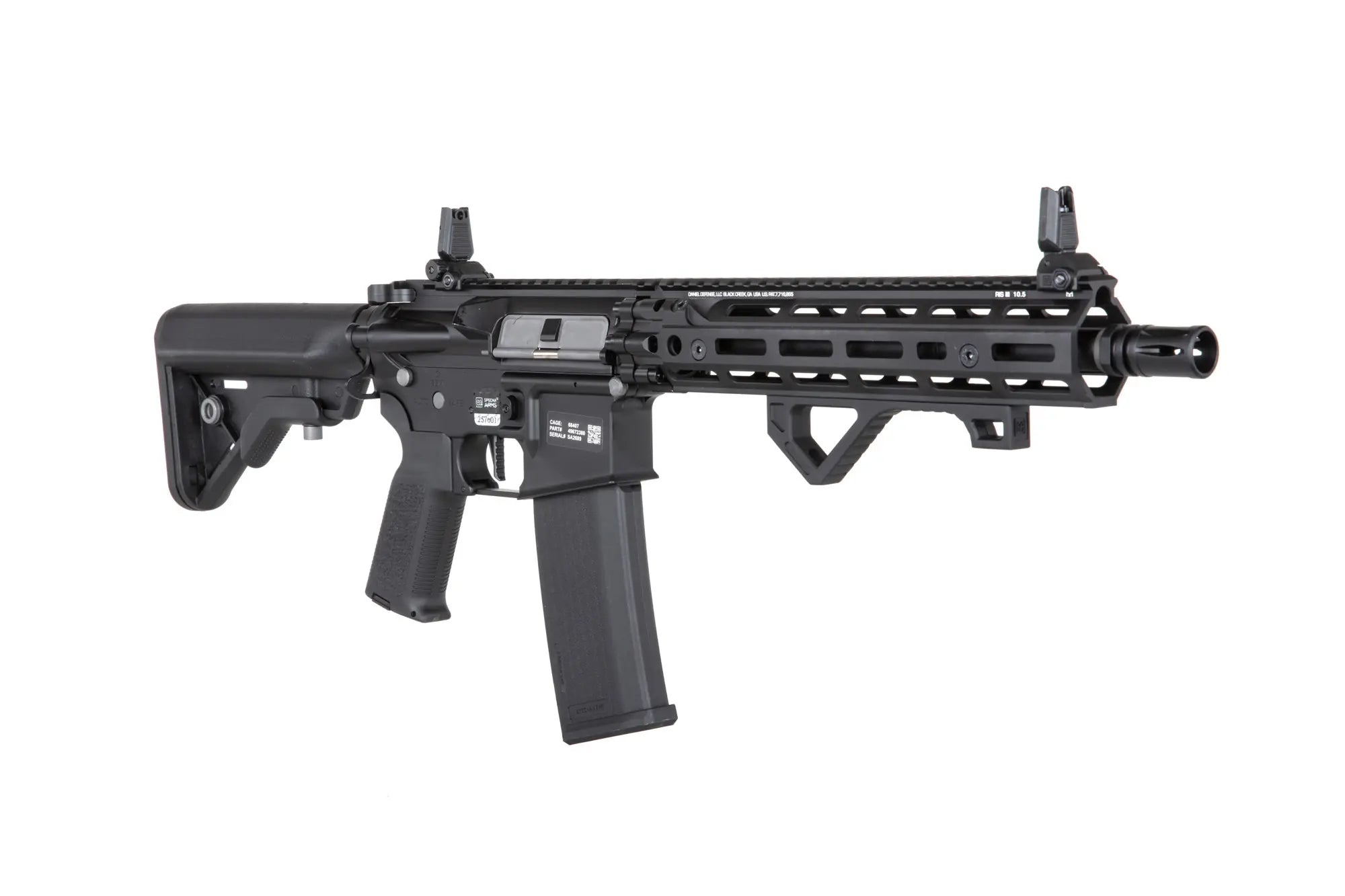 Daniel Defense® SA-E27 RISIII 10.5'' EDGE™ HAL ETU™ sähköase - musta