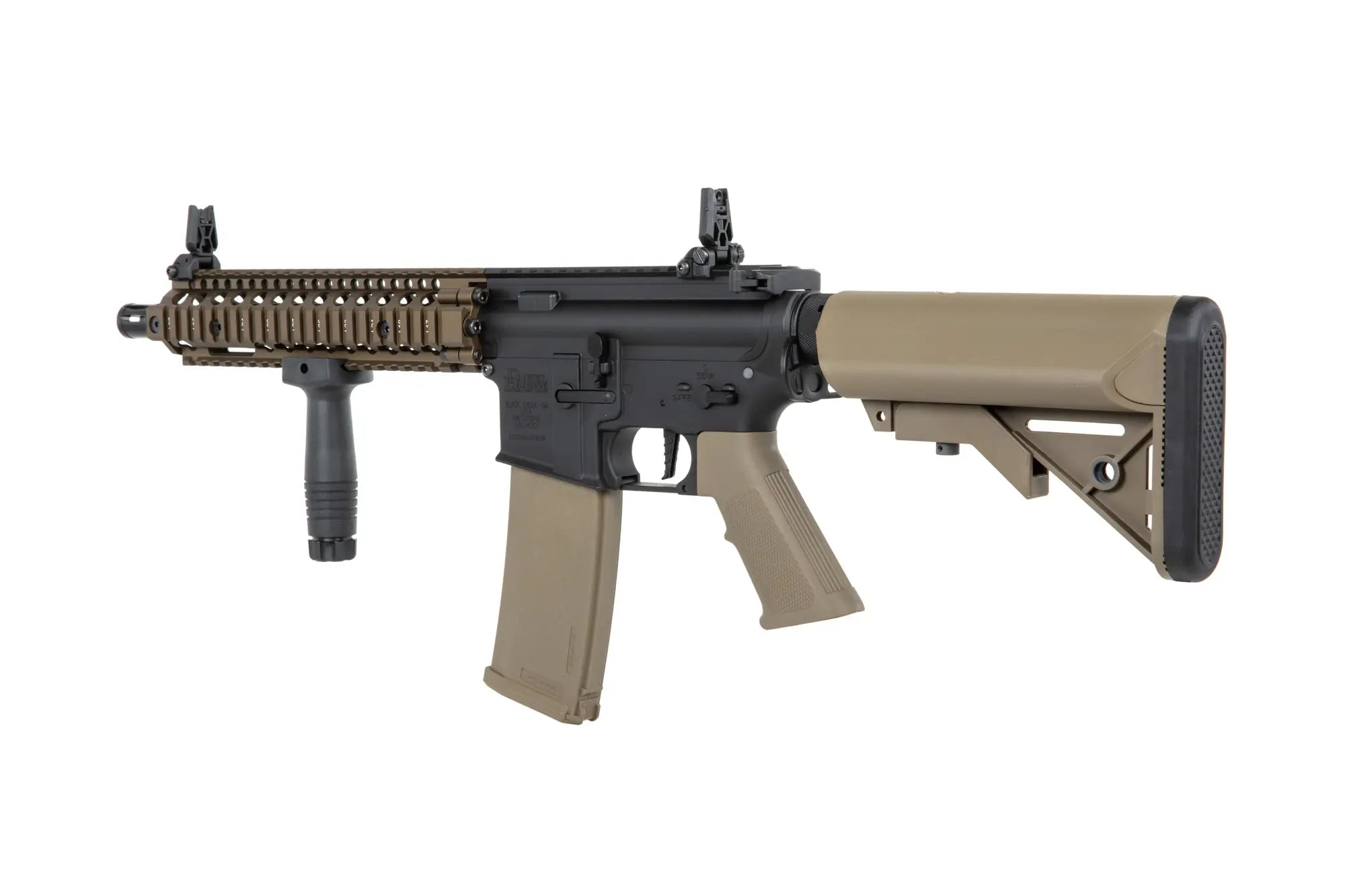 Daniel Defense® MK18 SA-P19 Prime™ HAL ETU harjattomalla moottorilla – Chaos Bronze