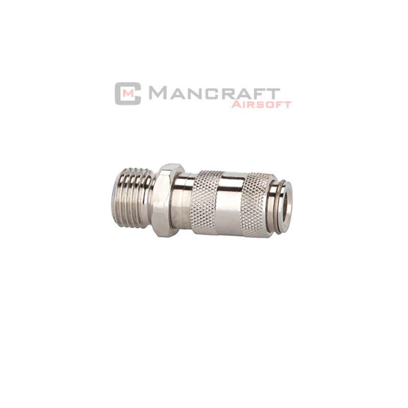 4mm micro HPA naarasliitin, sulkeutuva QD-liitin 1/8NPT