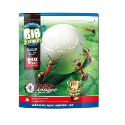 G&G 0,28g biokuula (3570kpl/1kg)