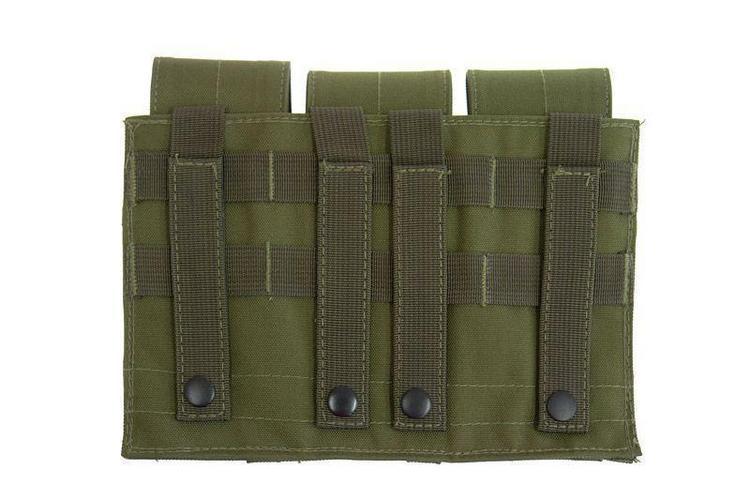 GFC Tactical M4/M16 triplatasku, MOLLE-yhteensopiva - OD