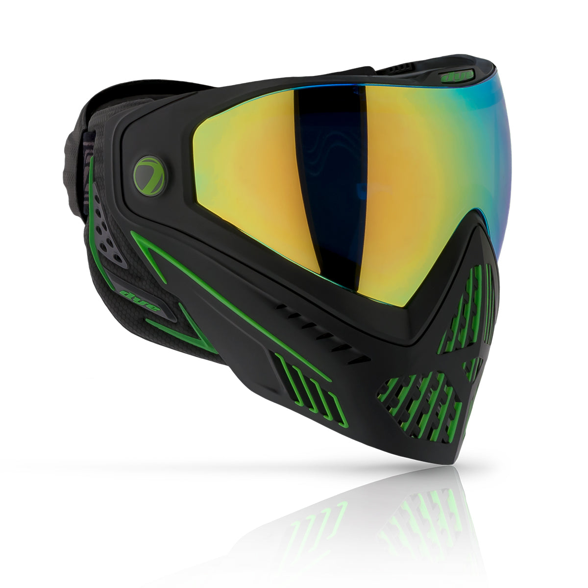 I5 paintball maski - EMERALD / BLACK LIME 2.0