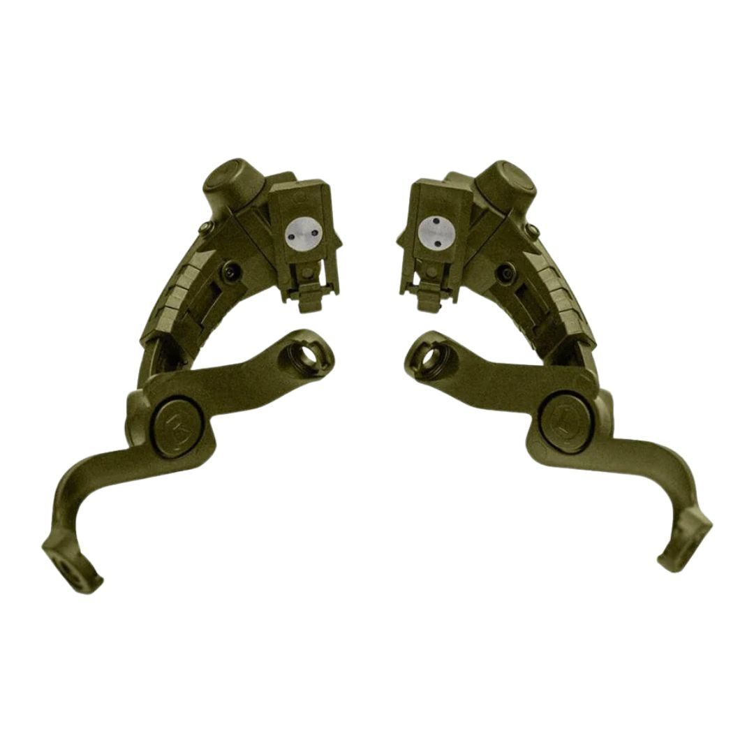 M16C earmuff rail mount adapter, ARC compatible - Foliage Green