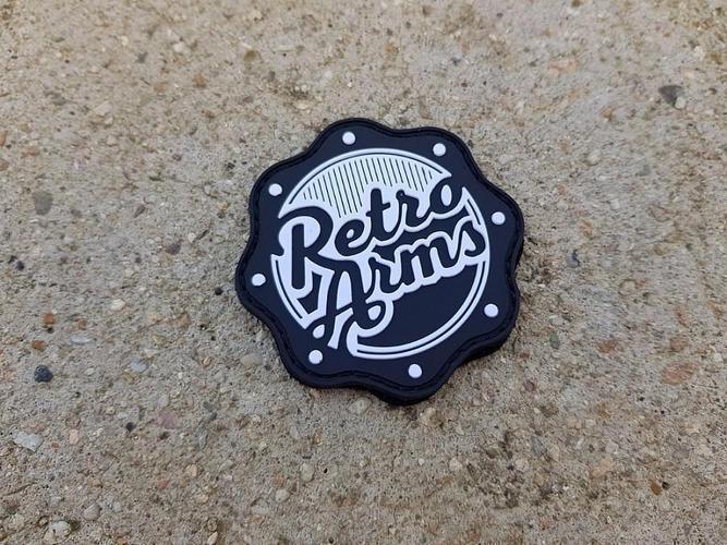 RetroArms 3D velcromerkki