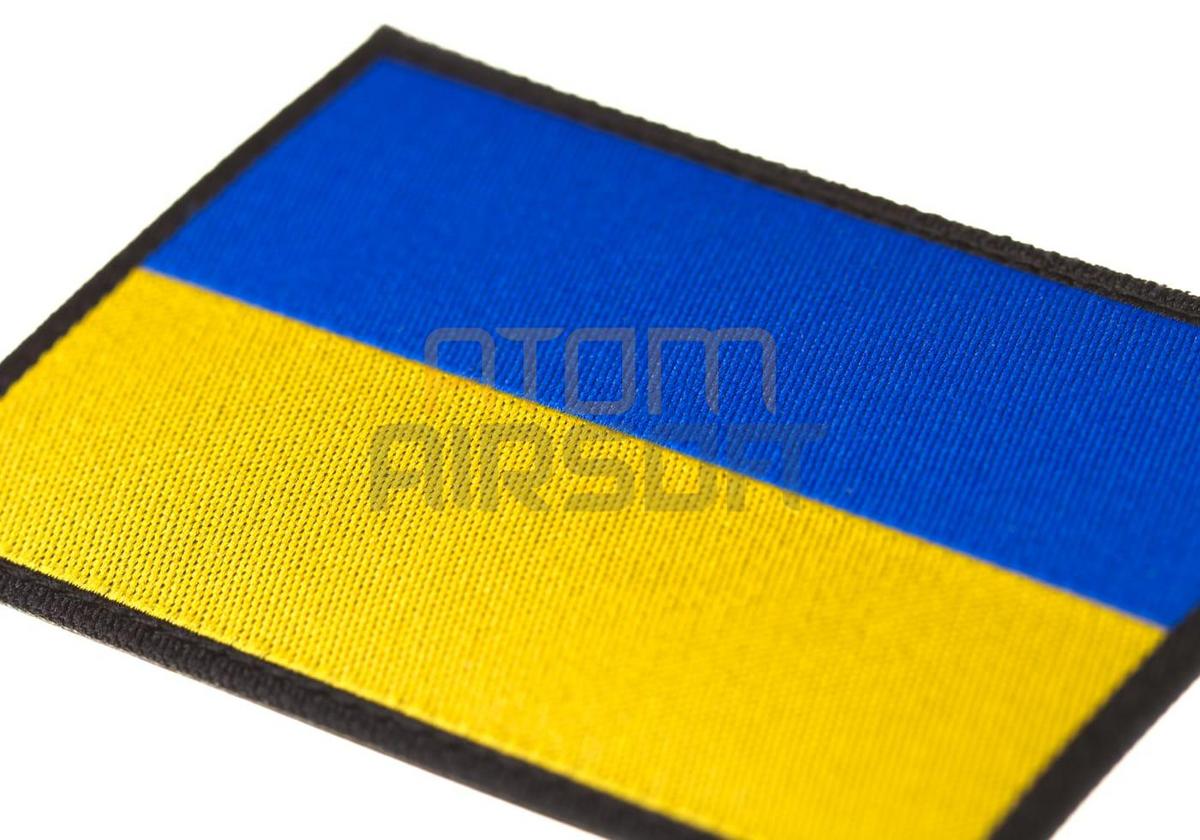 Ukrainian flag velcro patch