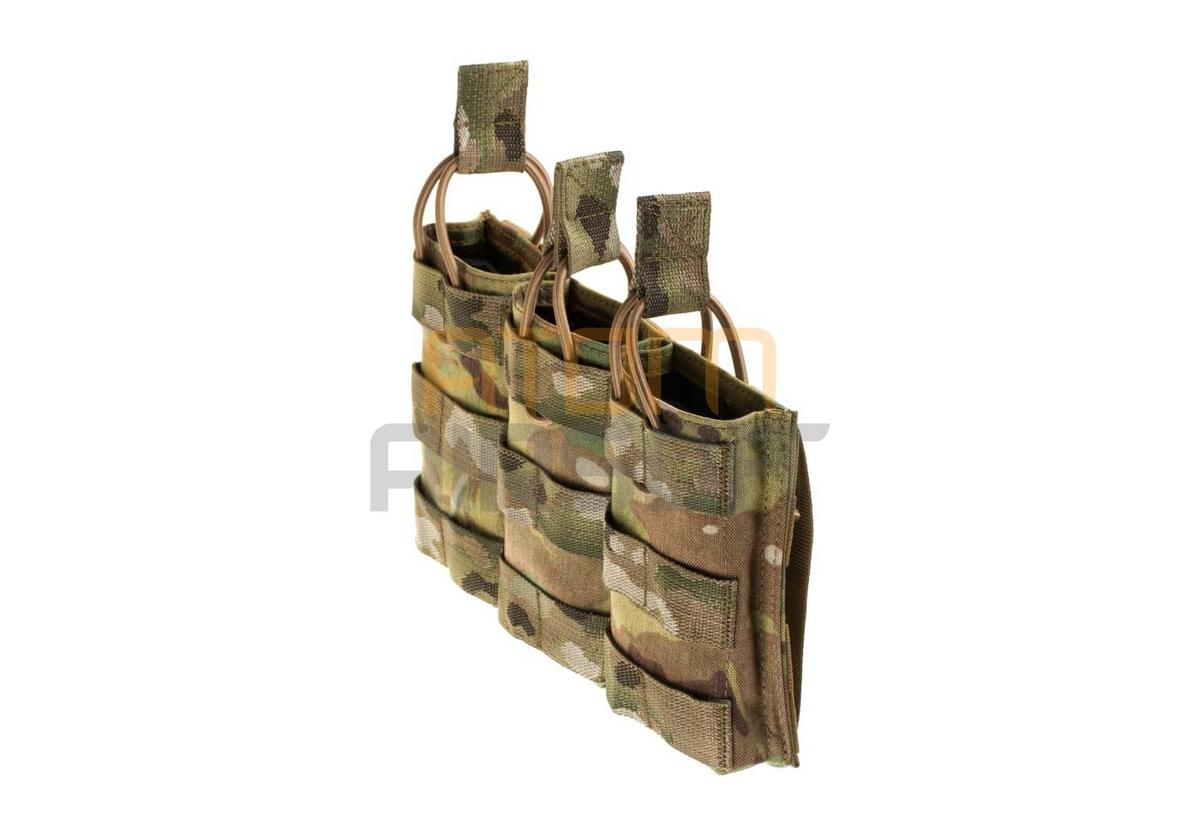 AR 5.56mm open top lipastasku kolmelle lippaalle - MultiCam