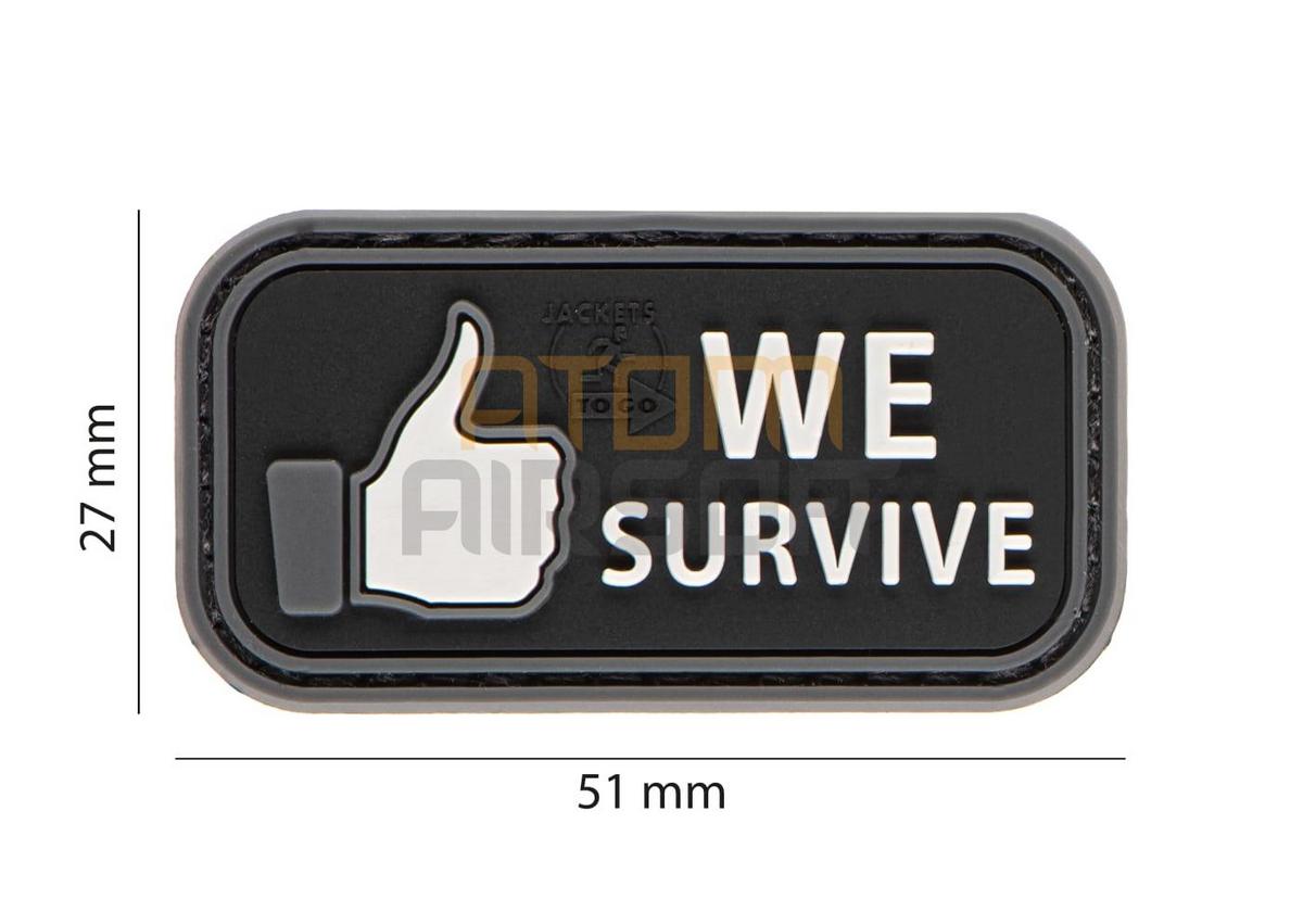 "We Survive" PVC velcro badge