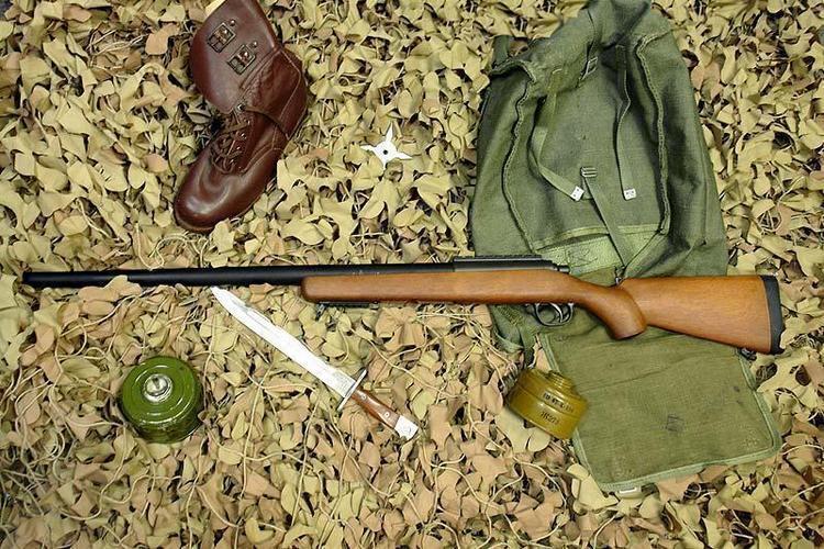 MB03A bolt-action sniper rifle - wood imitation