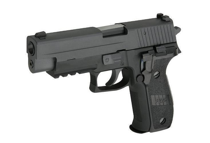 P226 MK25 Navy Seals GBB, täysmetallinen – musta