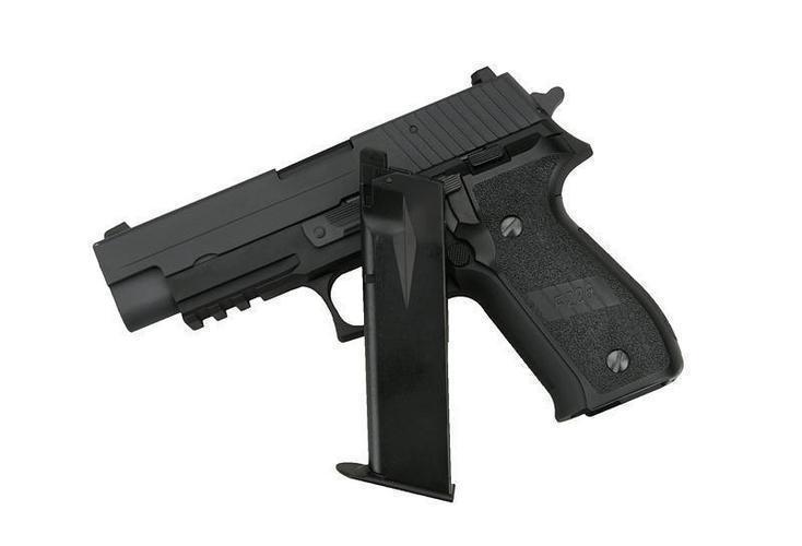 P226 MK25 Navy Seals GBB, täysmetallinen – musta
