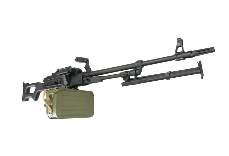 PKM machine gun with polymer parts
