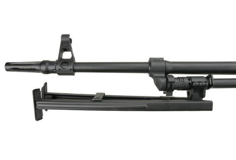 PKM machine gun with polymer parts