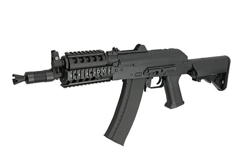AKS-74UN RIS teleskooppiperällä, teräsrunko (CM040H)
