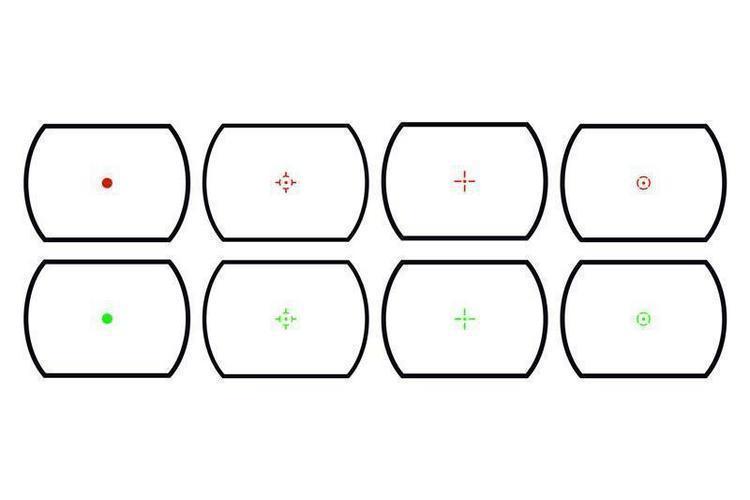 Open puna-/viherpistetähtäin - hiekka