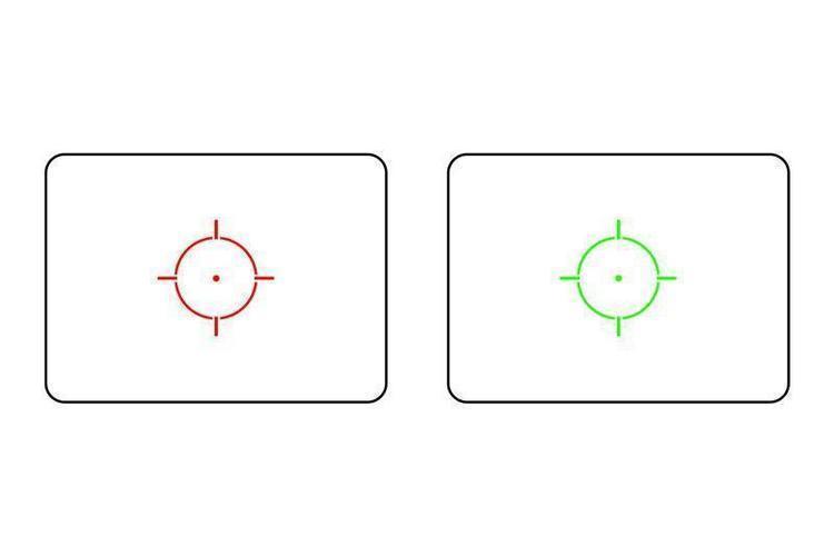 TO551 holo type red dot sight - black