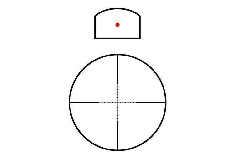 Rhino 4X32 kiikaritähtäin + Micro punapistetähtäin