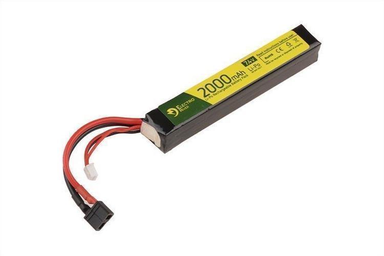 LiPo-akku 7,4V 2000mAh 15/30C T-liitin (DEANS)