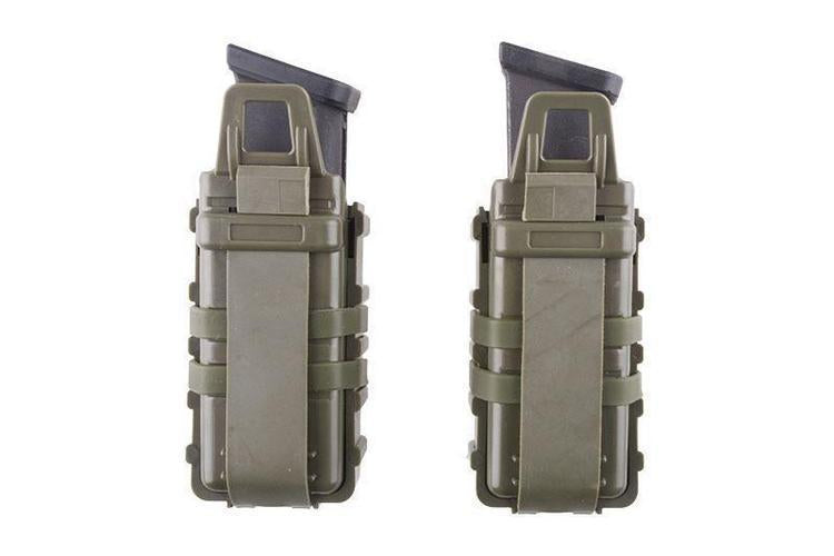 Open III (S) pistol MOLLE magazine pouch, 2pcs - olive