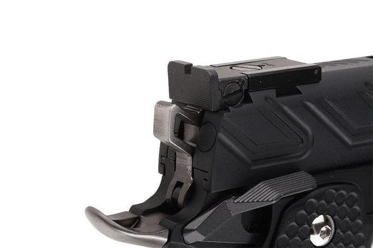 HX2302 GBB-pistooli, täysmetallinen - musta