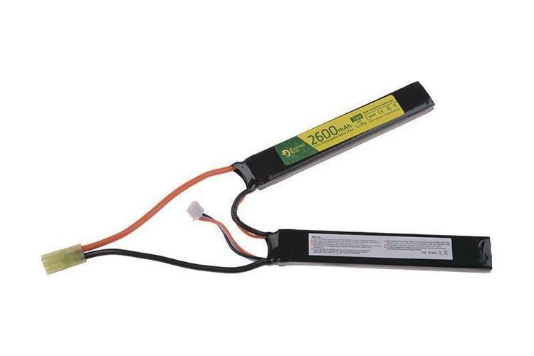 LiPo-akku 7,4V 2600mAh 20C - 2 osainen