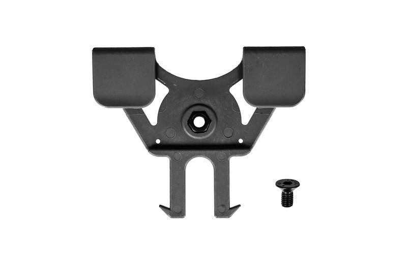 MOLLE-adapteri kovamuovisille koteloille – musta