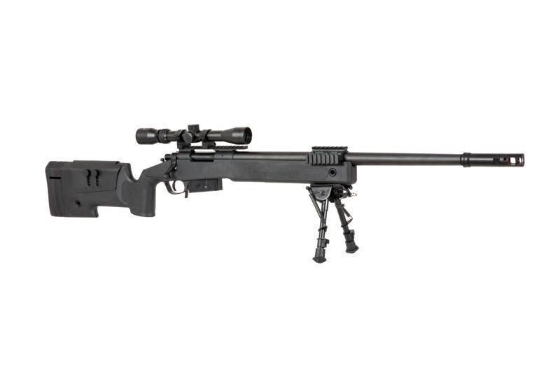 SA-S03 CORE™ sniper rifle with scope and forelegs - black