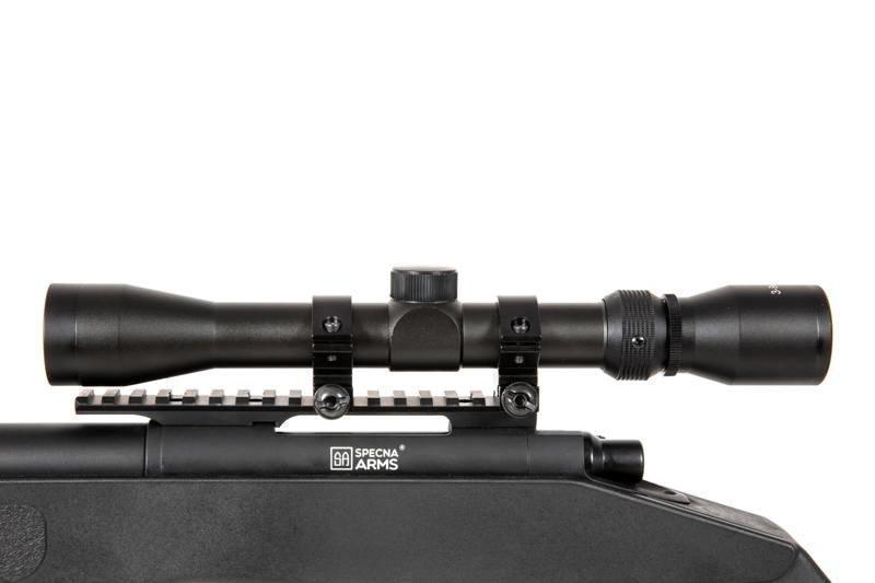 SA-S03 CORE™ sniper rifle with scope and forelegs - black