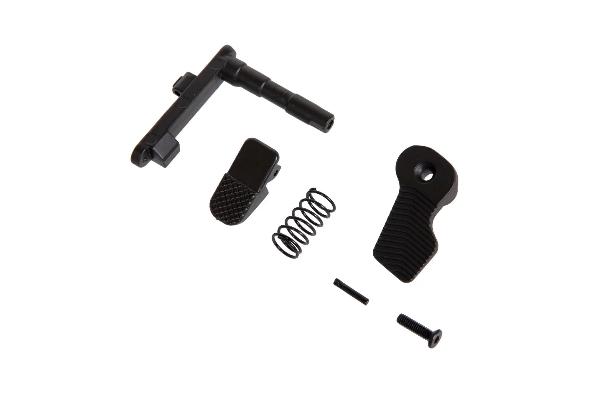 Laajennettu lippaanvapautin M4/M16 yhteensopiviin sähköaseisiin