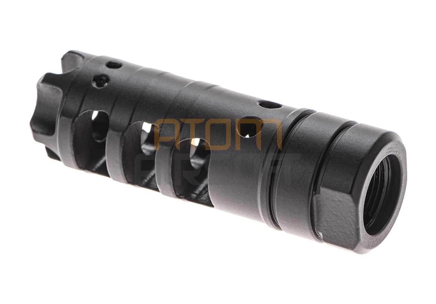 Teräksinen liekinvaimennin, 14mm CCW