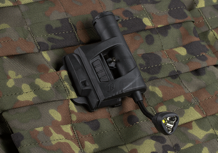 Evolution Charge MPLS helmet light - black