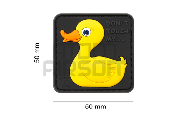 "Tactical Rubber Duck" PVC velcromerkki - värillinen