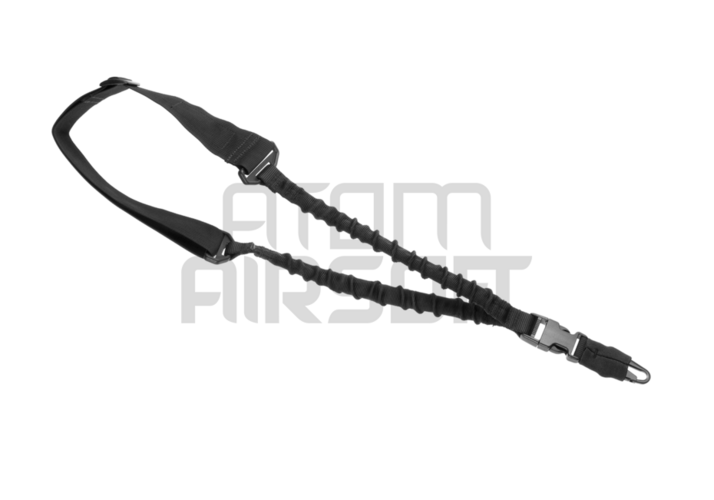 SPBS 1-pistehihna, joustava - musta