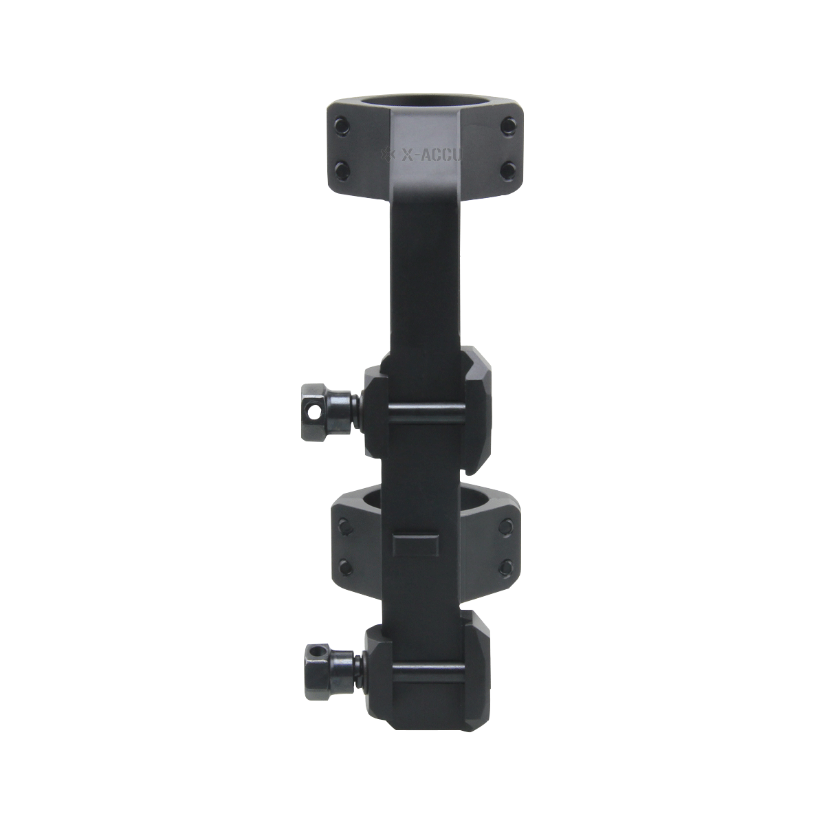 X-ACCU 30mm 0MOA tähtäinrenkaat, 1-osainen - musta