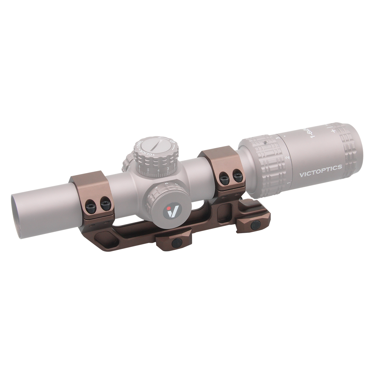 X-ACCU 30mm 20MOA tähtäinrenkaat, 1-osainen - Chaos Bronze