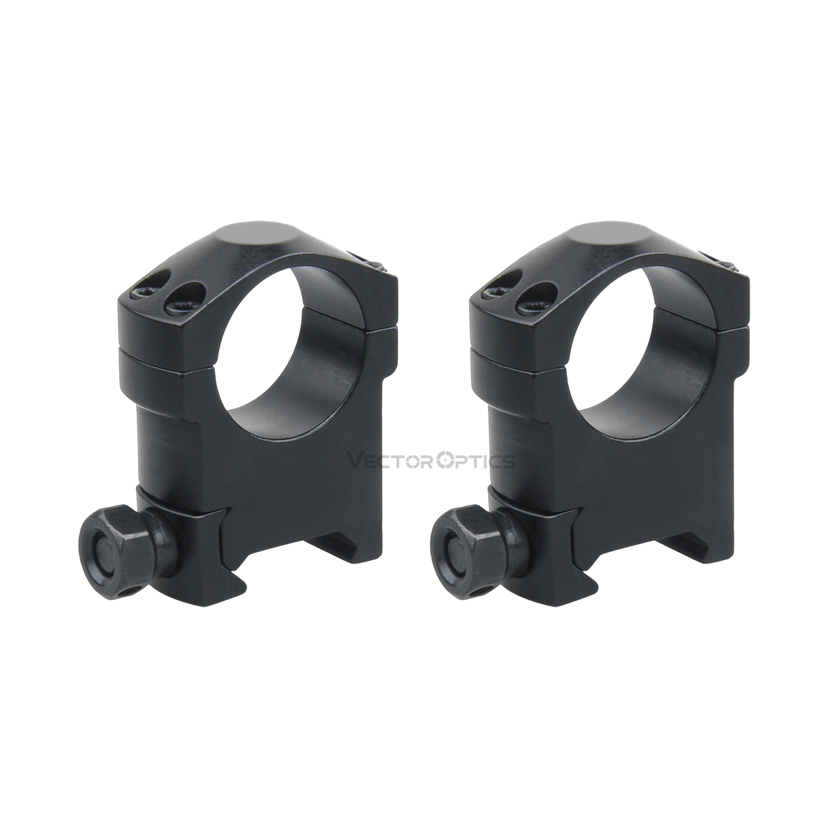 25,4 mm 1" korkeat kiväärin tähtäinrenkaat